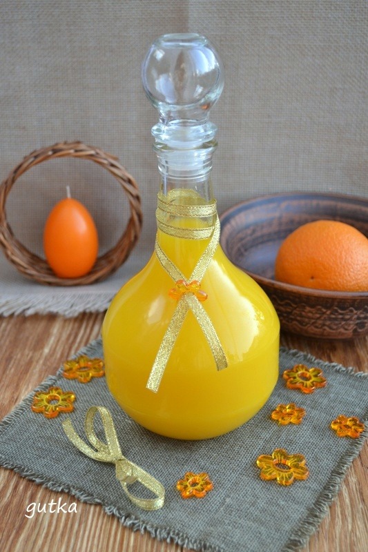 Апельсинова настоянка з медом та імбирем