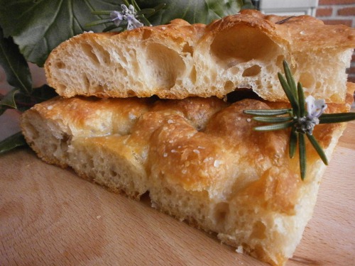 Genoese focaccia with rosemary