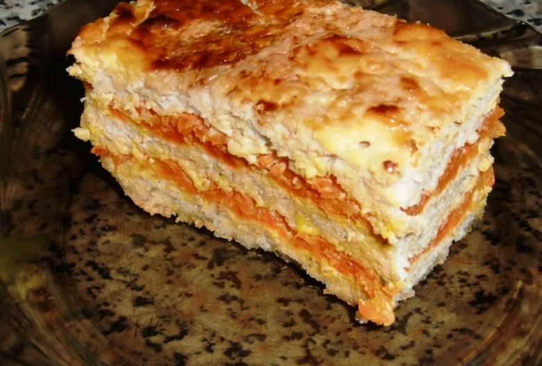 "Пирожные" из куриного филе "Пирожные" из куриного филе