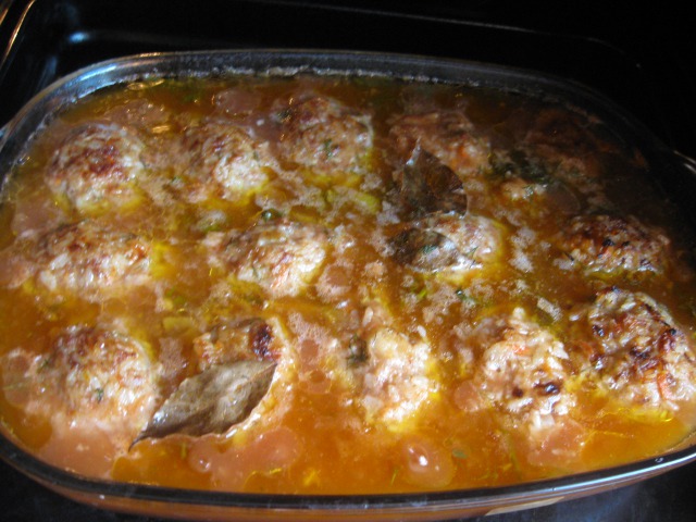 Lazy cabbage rolls (baked in the oven)