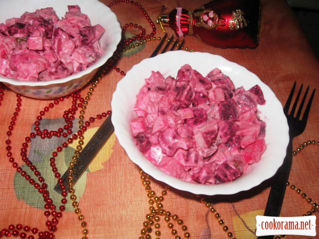 German salad «Christmas»