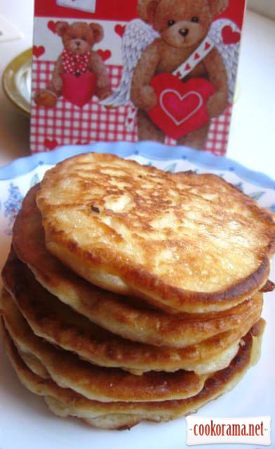 Fritters with apples