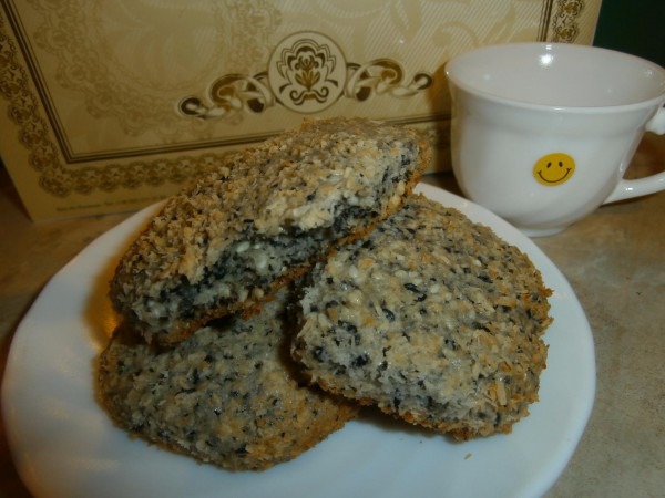 Кунжутне чорно-біле печиво