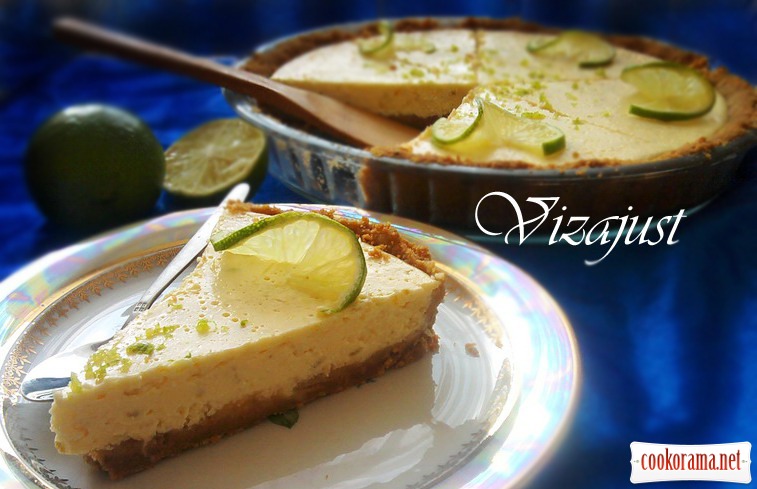 Lime cheesecake