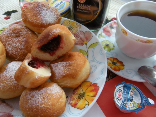 Paczki - польські пончики. Польські дні в сім'ї Удовенко (сніданок)