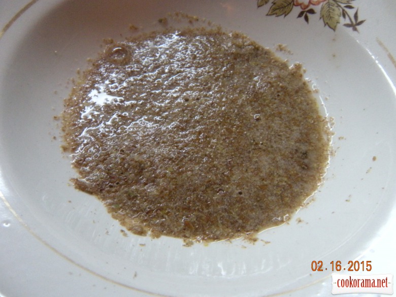 Lean pancakes with linseed