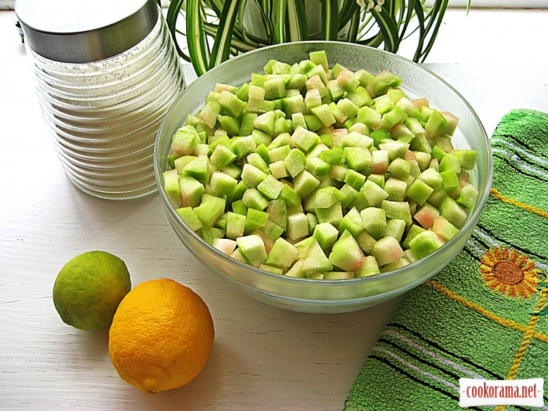 Candied watermelon peels (with taste of lemon)