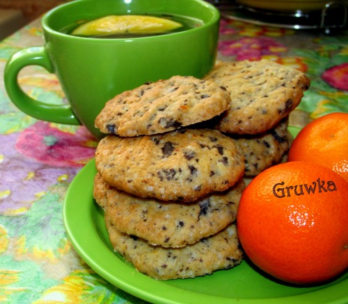 Апельсинове печиво зі шматочками шоколаду