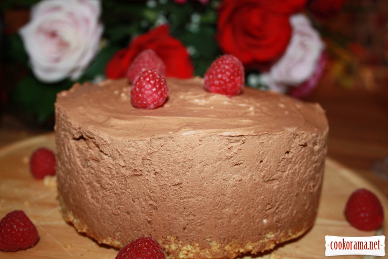 дуже шоколадний сирник з лікером без випічки  або чізкейк (chocolate cheesecake)