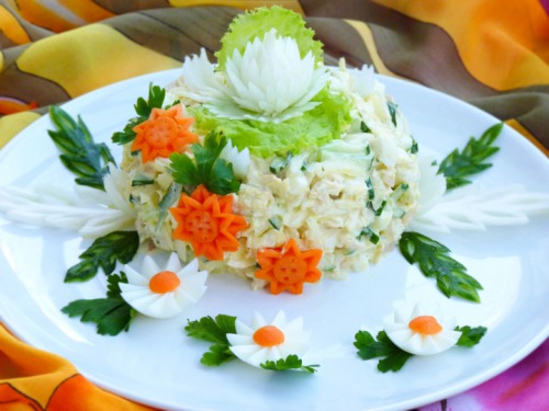 Spring salad “Monika”