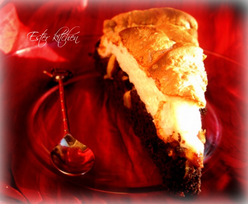 Грушевий пиріг з карамелізованими горіхами та ніжною меренгою "Pear garden"