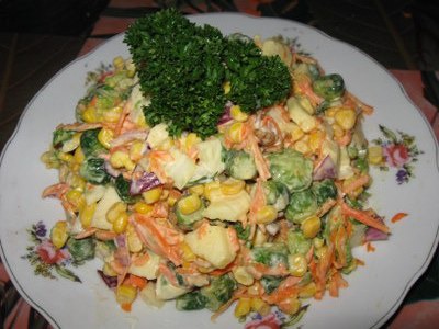 Овочевий салат Гулівера