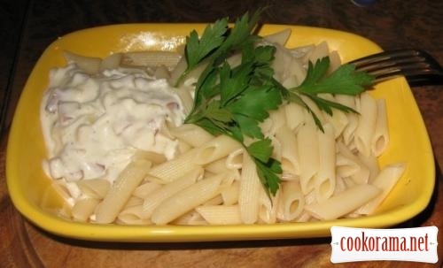 Pasta with ukrainian sauce